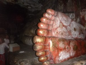 The feet of Buddha